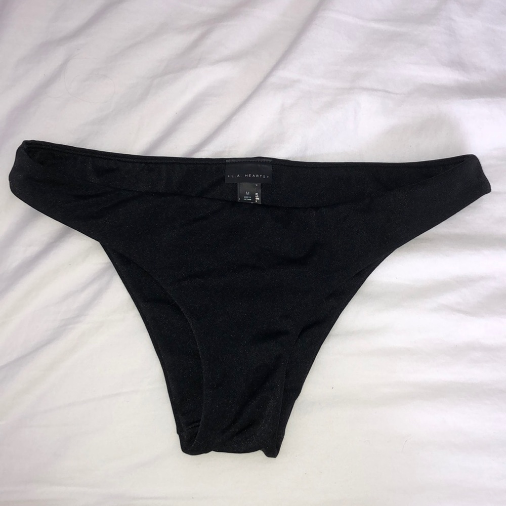 NWOT black bikini bottoms